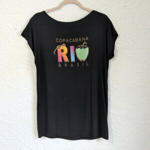 Rio Copacabana Brasil/Brazil T-Shirt | Large